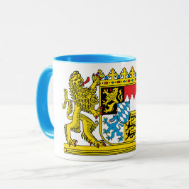 edle Tasse mit bayerischem Staatswappen マグカップ