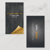 Edle und kreative grunge Media Visitenkarte 名刺 (正面/裏面)