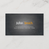 Edle und kreative grunge Media Visitenkarte 名刺 (裏面)