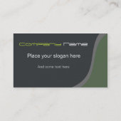 Edle Visitenkarte Web Developer, Grafikdesigner 名刺 (裏面)