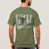 EDMとDJとてもクール Tシャツ (裏面)