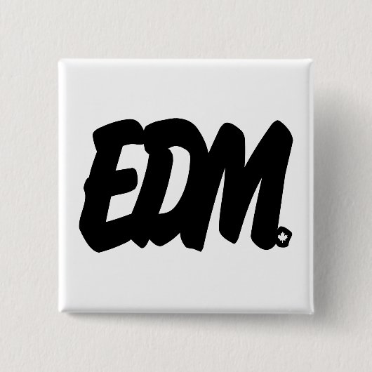 EDMの手紙 缶バッジ (正面)