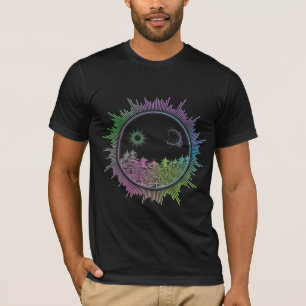 EDMイコライザテクノレーブ電気音楽フェスティバル Tシャツ