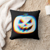 EDMグリッチホワイトカボチャ クッション (ブランケット)