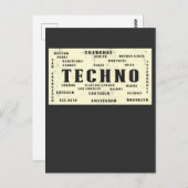 EDMテクノアングラ国際的ウドレーブシティ ポストカード (正面/裏面)