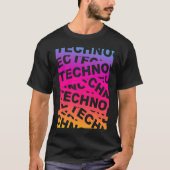EDMテクノ音楽フェスティバルレイヴパーティートランス Tシャツ (正面)