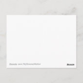 EDMネオンレーザーが蓮の花を目覚めさせる ポストカード (裏面)