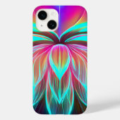 EDMネオンレーザーが蓮の花を目覚めさせる Case-Mate iPhoneケース (裏面)