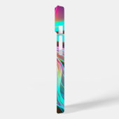 EDMネオンレーザーが蓮の花を目覚めさせる Case-Mate iPhoneケース (裏面 / 左)