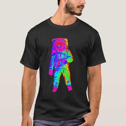 Edm宇宙飛行士トリップ(幻覚体験)のようなEdm Rave Tシャツ (正面)