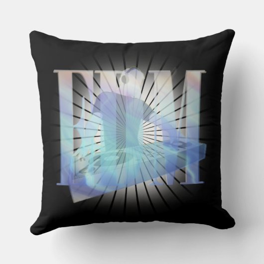 EDM電気ブルー クッション (裏面)