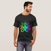 Edm Octopus Kraken Rave Tシャツ (正面フル)