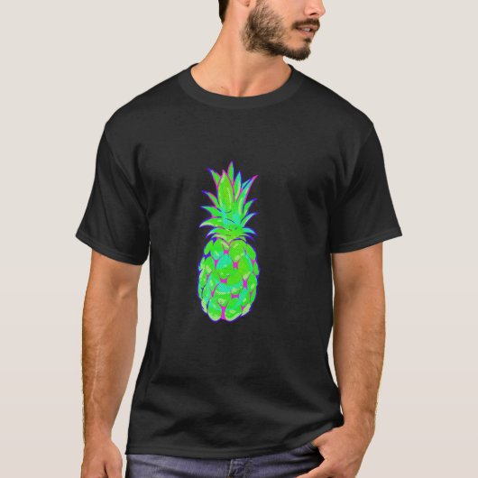 Edm Rave Pineapple Tシャツ (正面)