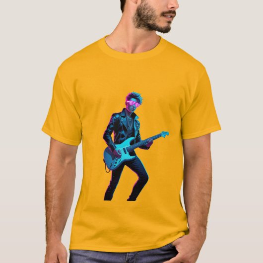 🎸🔥EDM & RockフェスティバルVibes 🎸🔥 Tシャツ (正面)