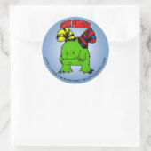 EDM Sock Pillagerステッカー ラウンドシール (バッグ)