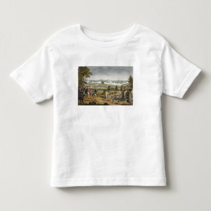 Edme著刻まれるLutzen 5月2日1813年の戦い トドラーTシャツ