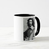Edme de Boulonoisが刻むAdriaen Brouwer マグカップ (正面右)