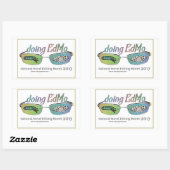 EdMoステッカーの実行 長方形シール (シート)