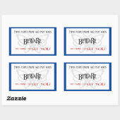 EdMo注意ステッカー 長方形シール (シート)