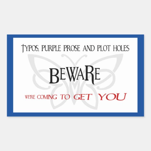 EdMo注意ステッカー 長方形シール (正面)