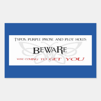 EdMo注意ステッカー 長方形シール