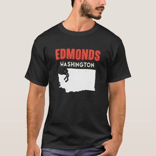 Edmonds Washington USA State America Travel Washin Tシャツ (正面)