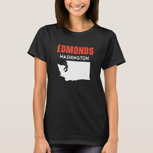 Edmonds Washington USA State America Travel Washin Tシャツ (正面)