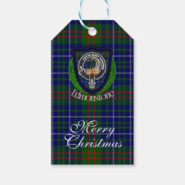 Edmonstone Scottish Clan Tartan & Crest ギフトタグ