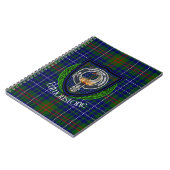 Edmonstone Scottish Clan Tartan & Crest ノートブック (左側)