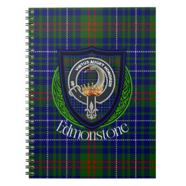 Edmonstone Scottish Clan Tartan & Crest ノートブック