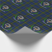 Edmonstone Scottish Clan Tartan & Crest ラッピングペーパー (角)