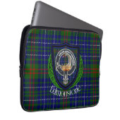 Edmonstone Scottish Clan Tartan & Crest ラップトップスリーブ (正面右)