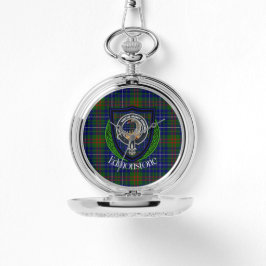 Edmonstone Scottish Clan Tartan & Crest 腕時計