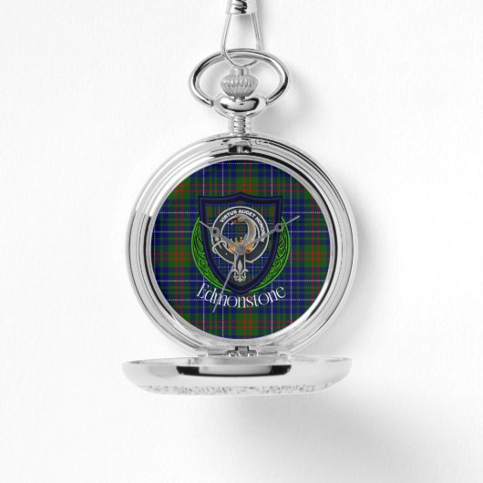 Edmonstone Scottish Clan Tartan & Crest 腕時計 (正面)