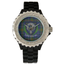 Edmonstone Scottish Clan Tartan & Crest 腕時計