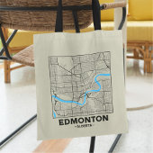 Edmonton, Alberta City Map Tote Bag トートバッグ