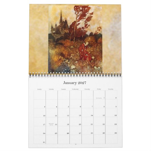 Edmun Dulac 2011の壁掛けカレンダー カレンダー (1月 2027)