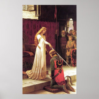 Edmund Blair Leighton: The Accolade Poster ポスター