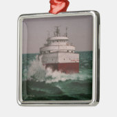 Edmund Fitzgerald by Tom Rock メタルオーナメント (左)