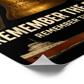 Edmund Fitzgerald, Remember The Fitz Great Lakes M ポスター (角)