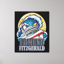 Edmund Fitzgerald | Tribute to the Legendary Ship キャンバスプリント