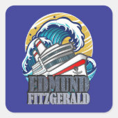 Edmund Fitzgerald | Tribute to the Legendary Ship スクエアシール (正面)
