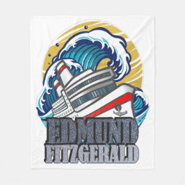 Edmund Fitzgerald | Tribute to the Legendary Ship フリースブランケット