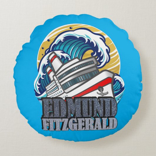 Edmund Fitzgerald | Tribute to the Legendary Ship ラウンドクッション (正面)
