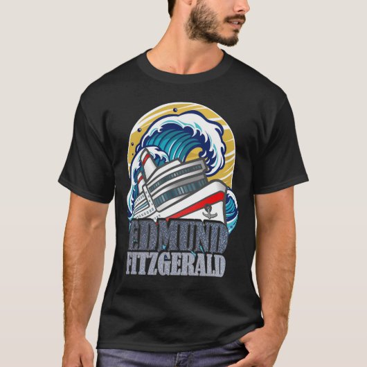Edmund Fitzgerald | Tribute to the Legendary Ship Tシャツ (正面)