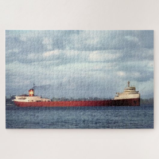 Edmund Fitzgerald Vintage Maritime Great Lakes ジグソーパズル (横)