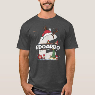 Edoardo Christmas Shirt w Edoardo Name for おもしろい X Tシャツ