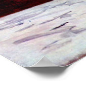 Edouard Manetによる静物画、薄紫、バラ ポスター (角)