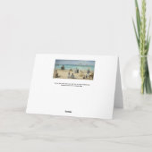 Edouard Manet – オンビーチ, Boulogne-sur-Mer カード (裏面)