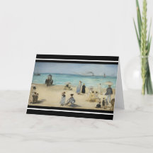 Edouard Manet – オンビーチ, Boulogne-sur-Mer